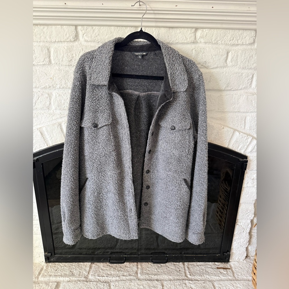 Toad Gray Sherpa Jacket